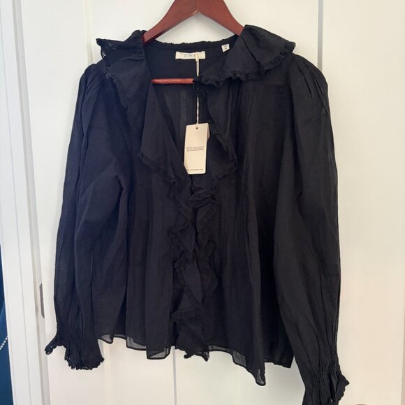 DOEN Sz XL Hardy Top in Black - Picture 2 of 5